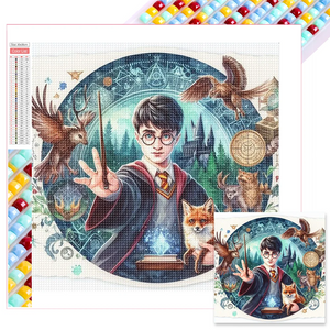 Harry Potter Voll quadratisches DP 30*30