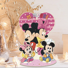 Lade das Bild in den Galerie-Viewer, DIY Mickey Minnie-Diamond Painting Ornamente
