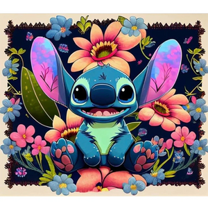 Stitch Blume Diamond Painting 45*40CM