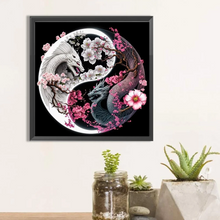 Lade das Bild in den Galerie-Viewer, Dragon Yin Yang Symbol -  Diamond painting

