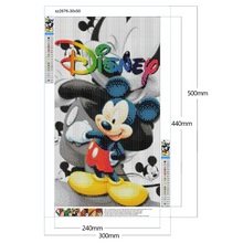 Lade das Bild in den Galerie-Viewer, Disney Mickey -Diamond painting  30 * 50cm
