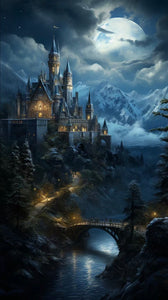 Harry potter-Hogwarts -Diamond Painting- 40*70