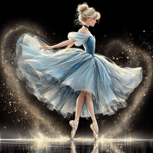 Ballet Fairy  Diamond Painting-40x40cm