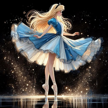 Lade das Bild in den Galerie-Viewer, Ballet Fairy  Diamond Painting-40x40cm
