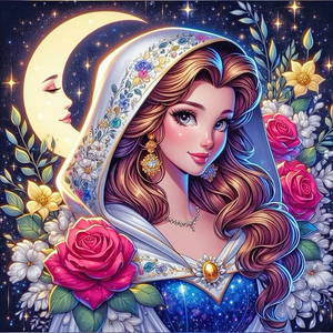 (Mehrere Stile) Prinzessin Disney Voll Diamond Painting 40*40