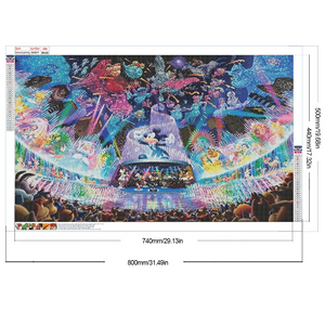 Disney-voll Diamond painting 80*50CM