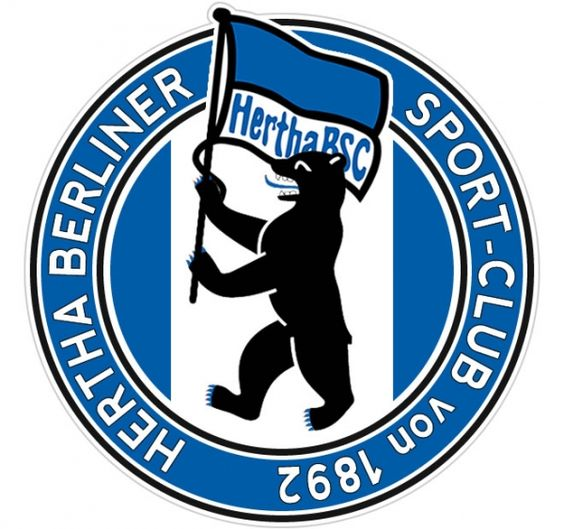 (Mehrere Größen rund/quadratisch)  - Fußball Hertha BSC