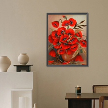 Lade das Bild in den Galerie-Viewer, Strauß Mohnblumen Diamond painting
