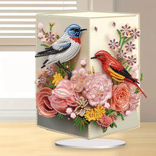 Lade das Bild in den Galerie-Viewer, DIY Blumenvogel Vase Diamond Painting Ornamente
