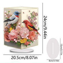 Lade das Bild in den Galerie-Viewer, DIY Blumenvogel Vase Diamond Painting Ornamente
