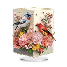 Lade das Bild in den Galerie-Viewer, DIY Blumenvogel Vase Diamond Painting Ornamente
