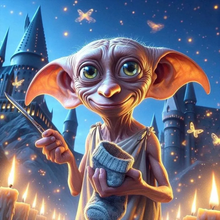 Lade das Bild in den Galerie-Viewer, (Mehrere Stile) Harry Potter Dobby -Diamond painting
