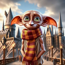 Lade das Bild in den Galerie-Viewer, (Mehrere Stile) Harry Potter Dobby -Diamond painting
