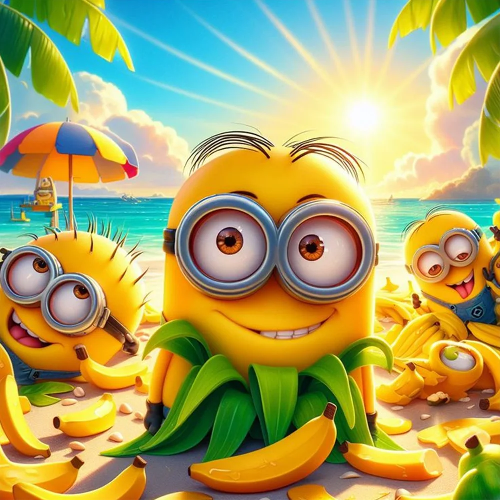 (Mehrere Stile) Minions -Diamond painting