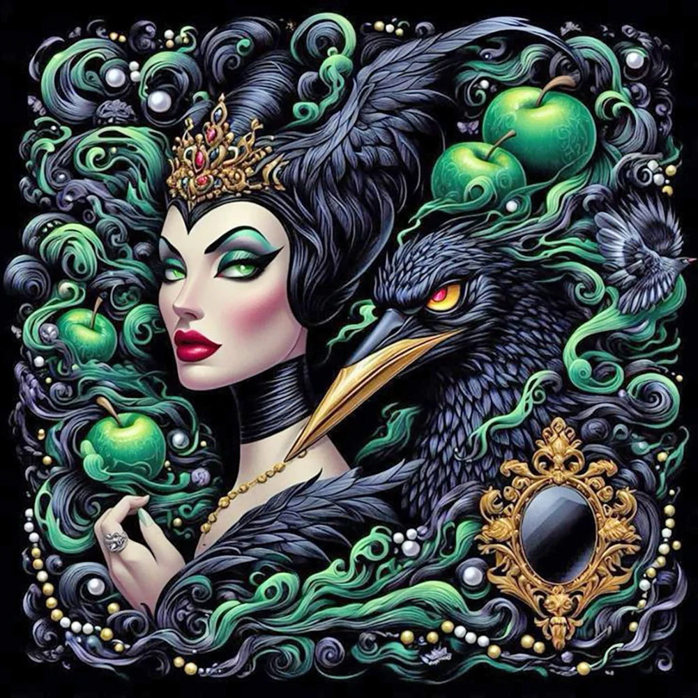 Maleficent-Voll  Diamond Painting-40x40cm
