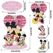 Lade das Bild in den Galerie-Viewer, DIY Mickey Minnie-Diamond Painting Ornamente
