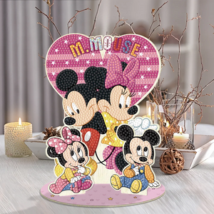 DIY Mickey Minnie-Diamond Painting Ornamente