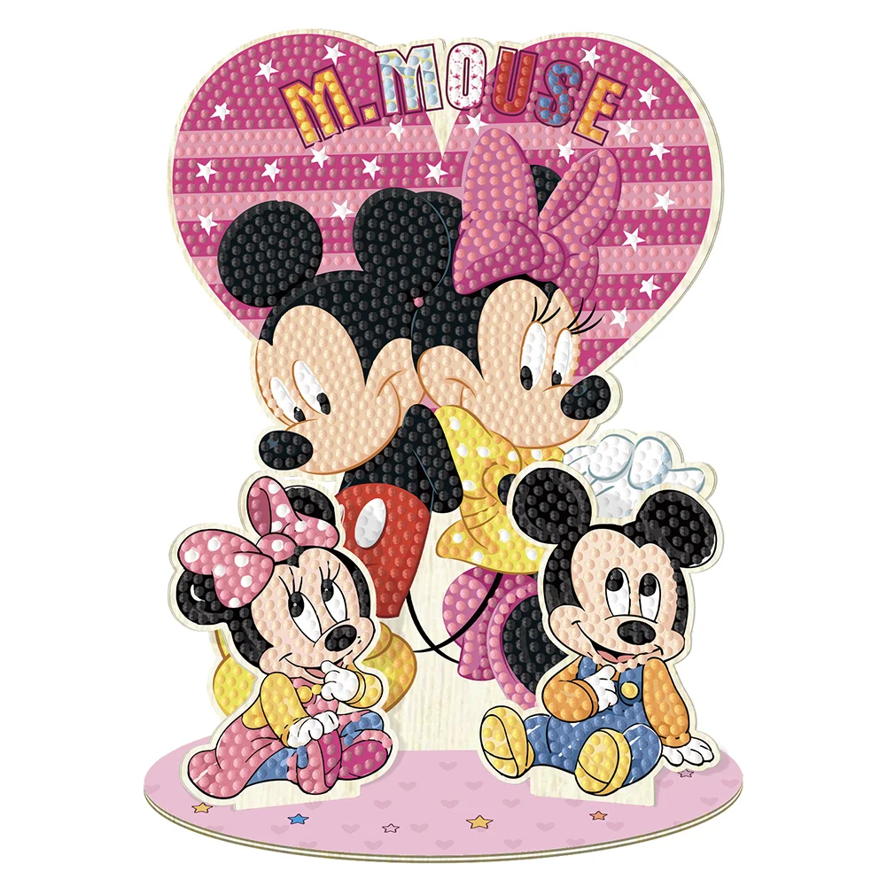 DIY Mickey Minnie-Diamond Painting Ornamente