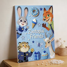 Lade das Bild in den Galerie-Viewer, ZF Partial Pearl Painting Mit Rahmen-30x40cm
