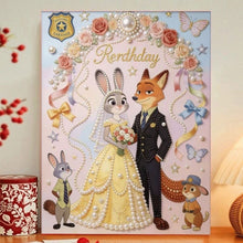 Lade das Bild in den Galerie-Viewer, ZF Partial Pearl Painting Mit Rahmen-30x40cm
