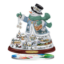 Lade das Bild in den Galerie-Viewer, Weihnachts-Desktop-Ornament mit einseitigem Drill-Diamant-Motiv
