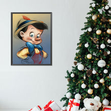 Lade das Bild in den Galerie-Viewer, Pinocchio Runden Diamond Painting-30x40cm
