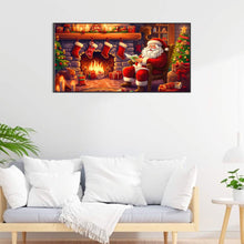 Lade das Bild in den Galerie-Viewer, Santa Claus-Voller Diamond Painting-60x30cm-Large Size
