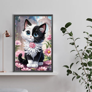 Katze-Voller Diamond Painting-40x60cm-Large Size