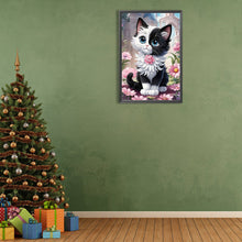 Lade das Bild in den Galerie-Viewer, Katze-Voller Diamond Painting-40x60cm-Large Size
