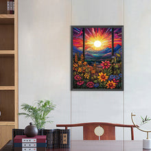 Lade das Bild in den Galerie-Viewer, Schöner Sonnenaufgang-Voller Diamond Painting-40x50cm
