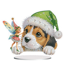 Lade das Bild in den Galerie-Viewer, Hund – einseitig gebohrter Diamant-Schreibtischornament
