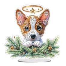 Lade das Bild in den Galerie-Viewer, Hund – einseitig gebohrter Diamant-Schreibtischornament
