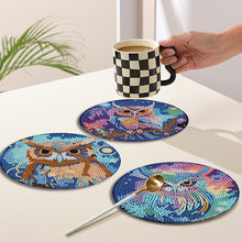 Lade das Bild in den Galerie-Viewer, 4 Teile/satz Acryl Diamant Bemalt Tischsets Geschirr Matte
