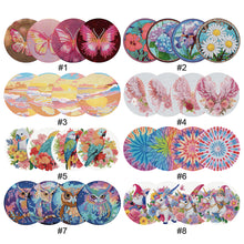 Lade das Bild in den Galerie-Viewer, 4 Teile/satz Acryl Diamant Bemalt Tischsets Geschirr Matte
