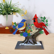Lade das Bild in den Galerie-Viewer, Bird-Single Side Drill-Wooden Diamond Desktop Ornament
