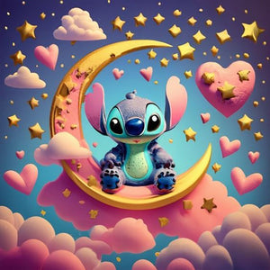 Stitch-Voll Diamond Painting-30x30cm