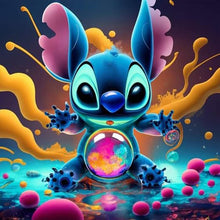 Lade das Bild in den Galerie-Viewer, Stitch-Voll Diamond Painting-30x30cm

