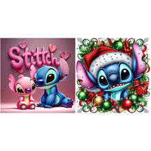 Lade das Bild in den Galerie-Viewer, Stitch-Voll Diamond Painting-30x30cm
