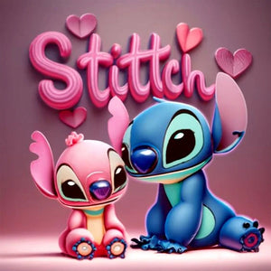 Stitch-Voll Diamond Painting-30x30cm