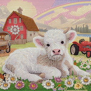 Spezielles Diamantgemälde mit Tierpartie, 30 x 30 cm