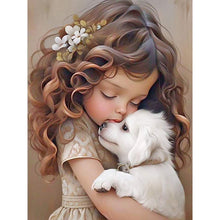 Lade das Bild in den Galerie-Viewer, Life of Pets Girl-Voll Round/Square Diamond Painting-30x40cm/40x50cm/50x70cm
