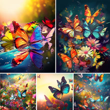 Lade das Bild in den Galerie-Viewer, Butterfly-VollerDiamond Painting-30x40cm
