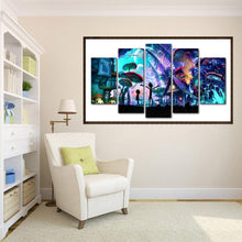 Lade das Bild in den Galerie-Viewer, Unterwasserwelt 5 - Bilder - voller runder Diamant - 95x45cm
