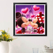 Lade das Bild in den Galerie-Viewer, [Mehrere Größen optional] Mickey Mouse – Komplettes rundes/quadratisches Daimond-Gemälde
