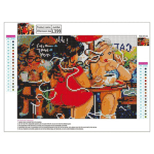 Essen Frauen - volle Diamant-Malerei - 40x30cm