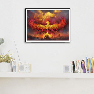 Feuer Phönix - volle Diamant-Malerei - 30x40cm