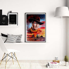 Lade das Bild in den Galerie-Viewer, Cowboy - voller runder Diamant - 30x40cm
