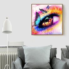 Lade das Bild in den Galerie-Viewer, Fantasy-Auge - volle Diamant-Malerei - 30x30cm
