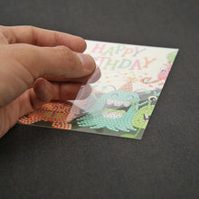 Lade das Bild in den Galerie-Viewer, 6pcs Cartoon Greeting Cards DIY Diamond Painting Birthday Postcards Craft
