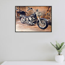 Lade das Bild in den Galerie-Viewer, Motorrad - voller quadratischer Diamant - 40x30cm
